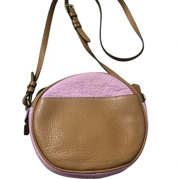 J crew Red and Pink Leather Crossbody Bag - Picture 2 of 4